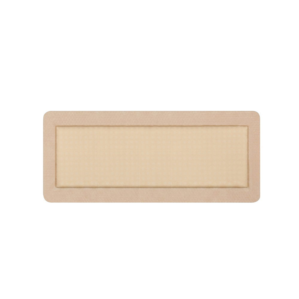 30x10cm lang rechthoekig schuimverband met siliconen rand