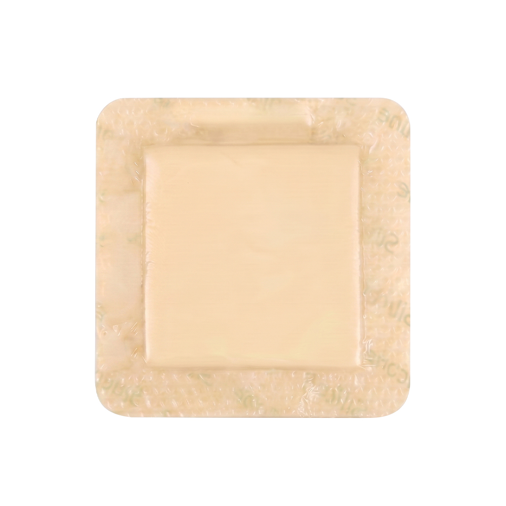17,5 x 17,5 cm schuimverband met siliconen rand