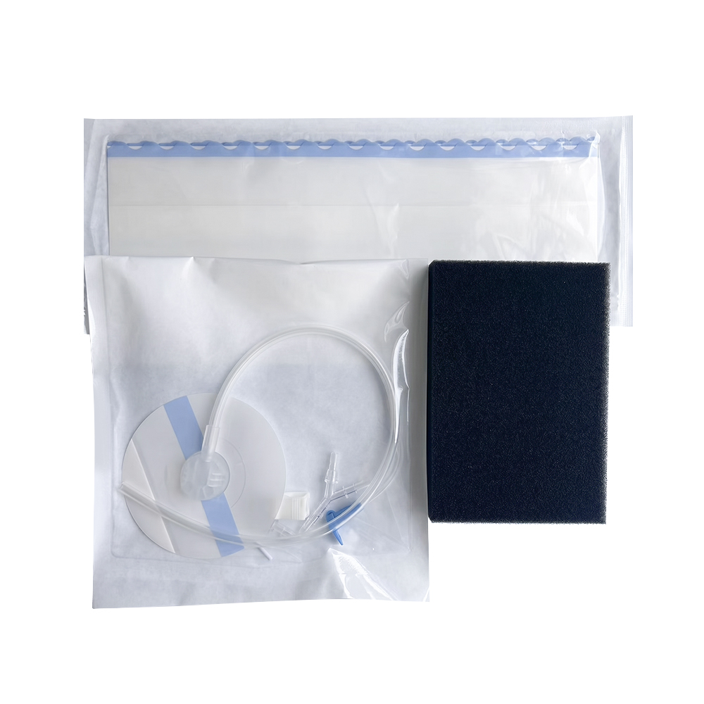 Wegwerpverbandset voor negatieve drukwondtherapie (NPWT/VSD).