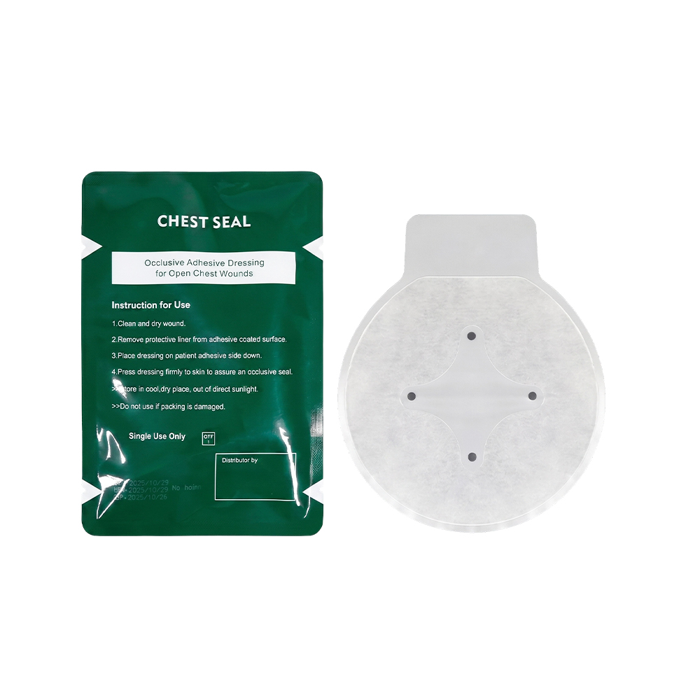 Occlusief verband op borstafdichting (4 gaten)