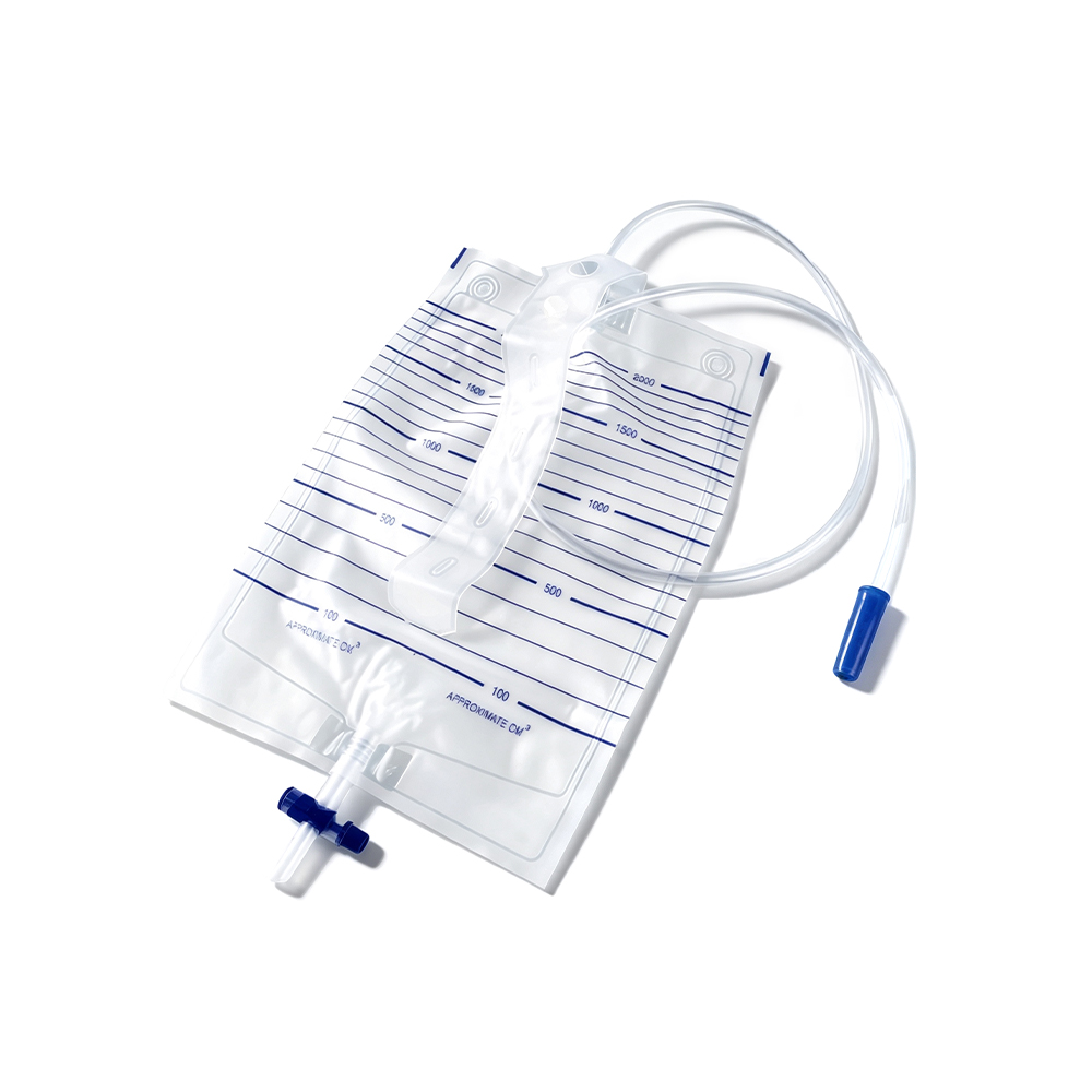 Premium 2000 ml medische kwaliteit PVC-urinezak met streamer