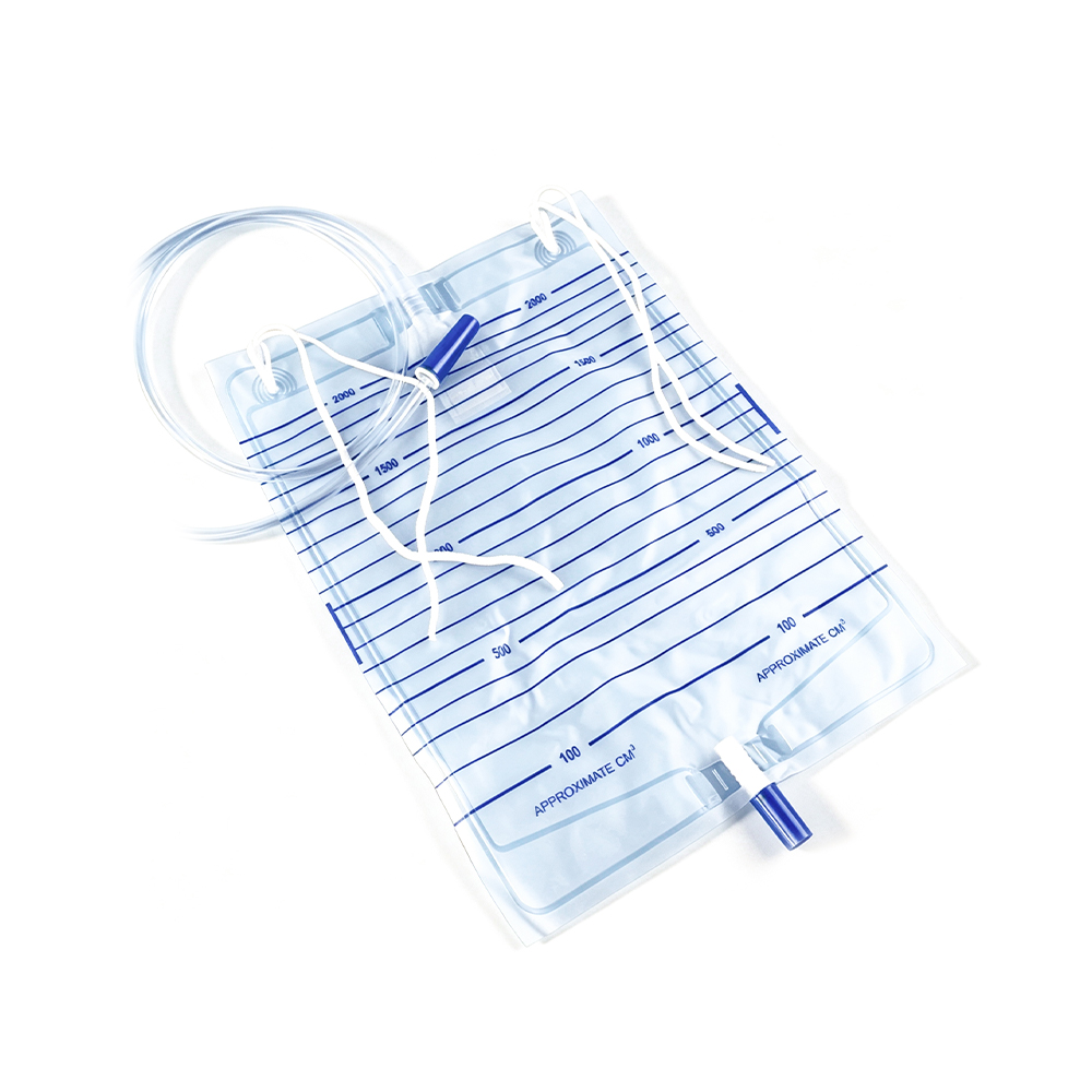 Universele pasvorm 1000 ml-2000 ml urinezak van medische kwaliteit met nylon band